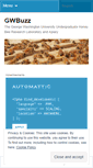 Mobile Screenshot of gwbuzz.com